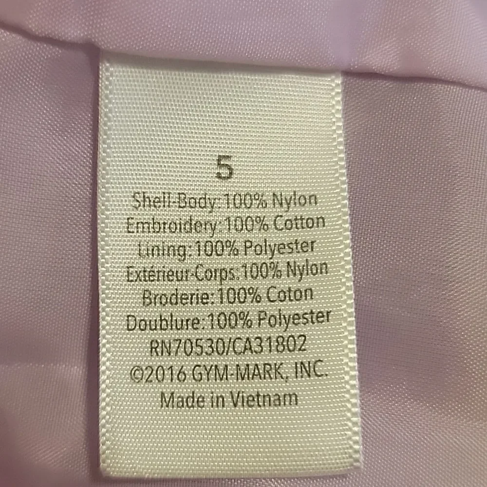 DRESSED UP BY GYMBOREE LILAC DROPPED WAIST FLORAL PRINT DRESS WITH BOW, SIZE 5